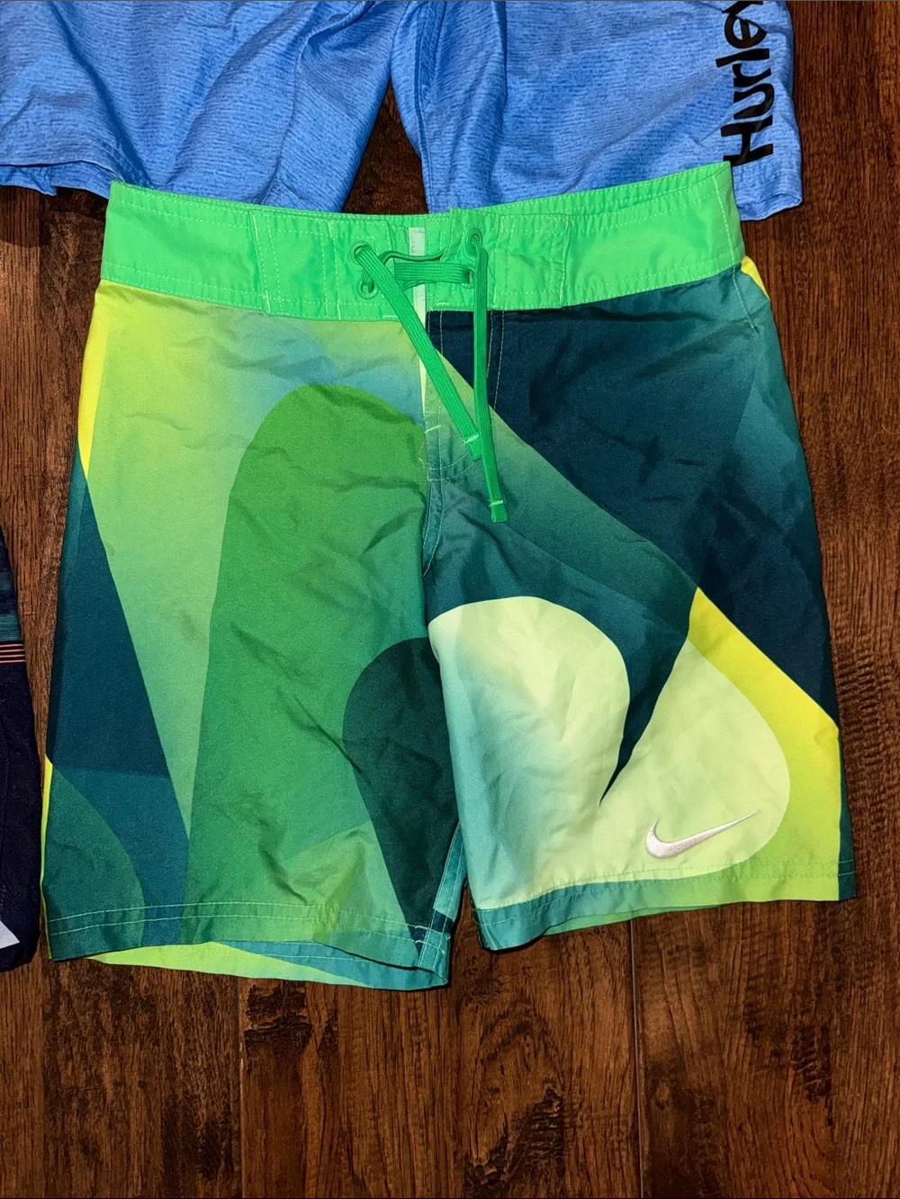 BOYS SMALL Swim Trunks Lot + Navy Rash Guard - Nike+Hurley+O’Rageous+First Wave